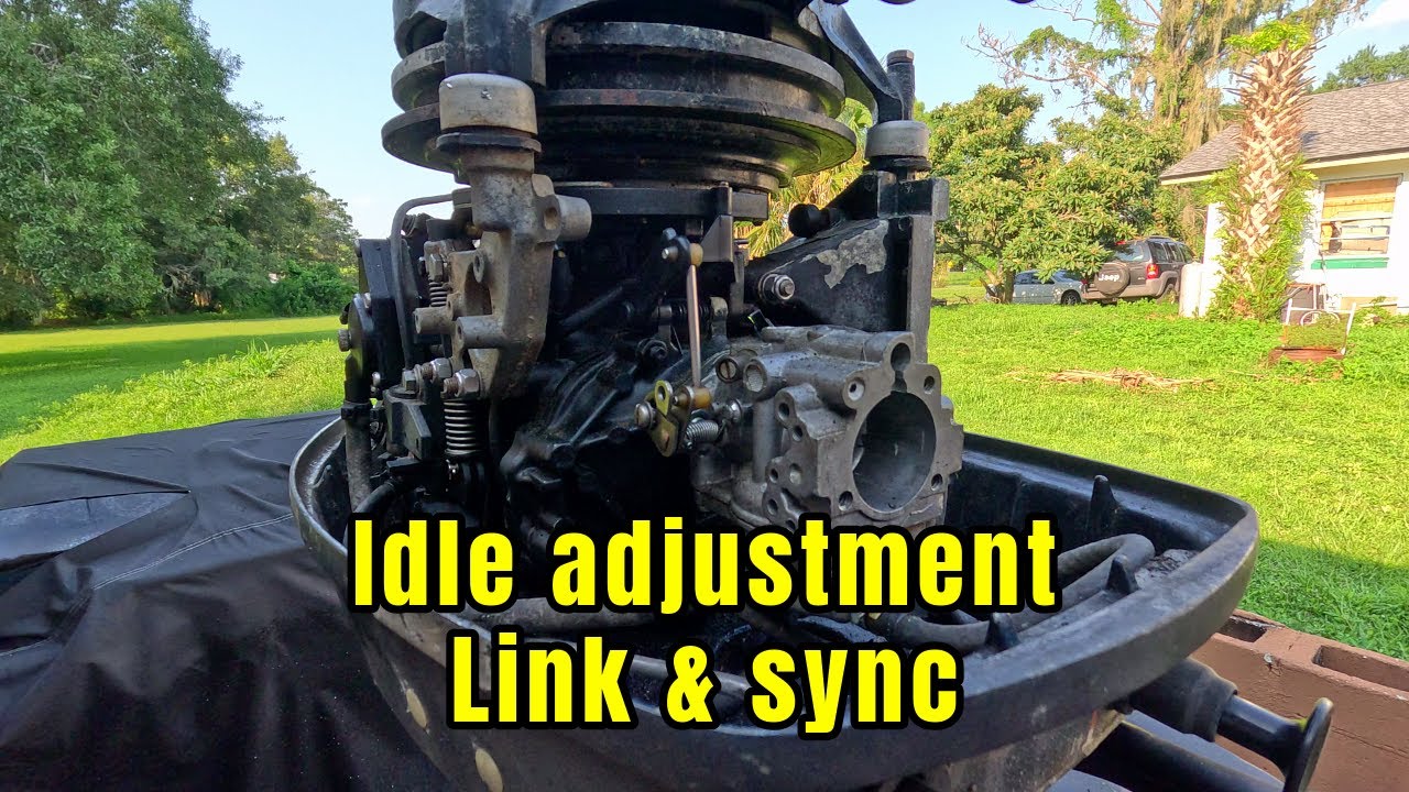 Evinrude 30hp idle adjustment