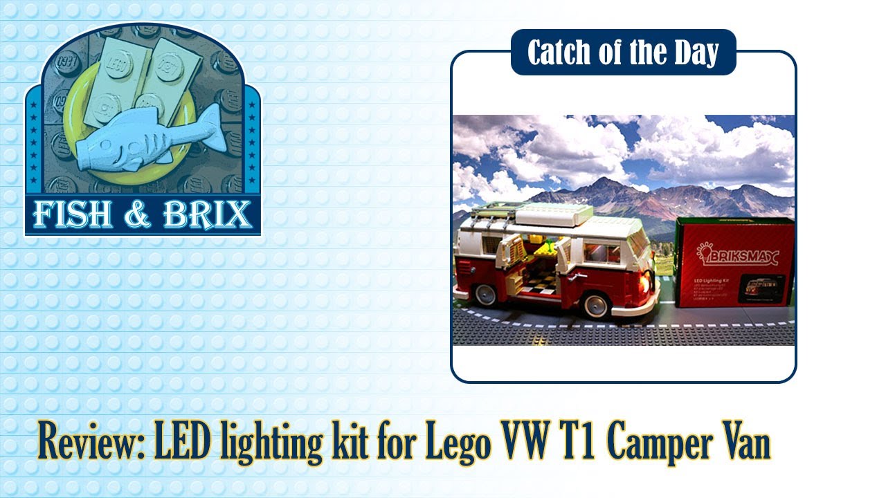 Review: Installing BriksMax / Lightailing light kit on Lego set 10220  Volkswagen T1 Camper Van