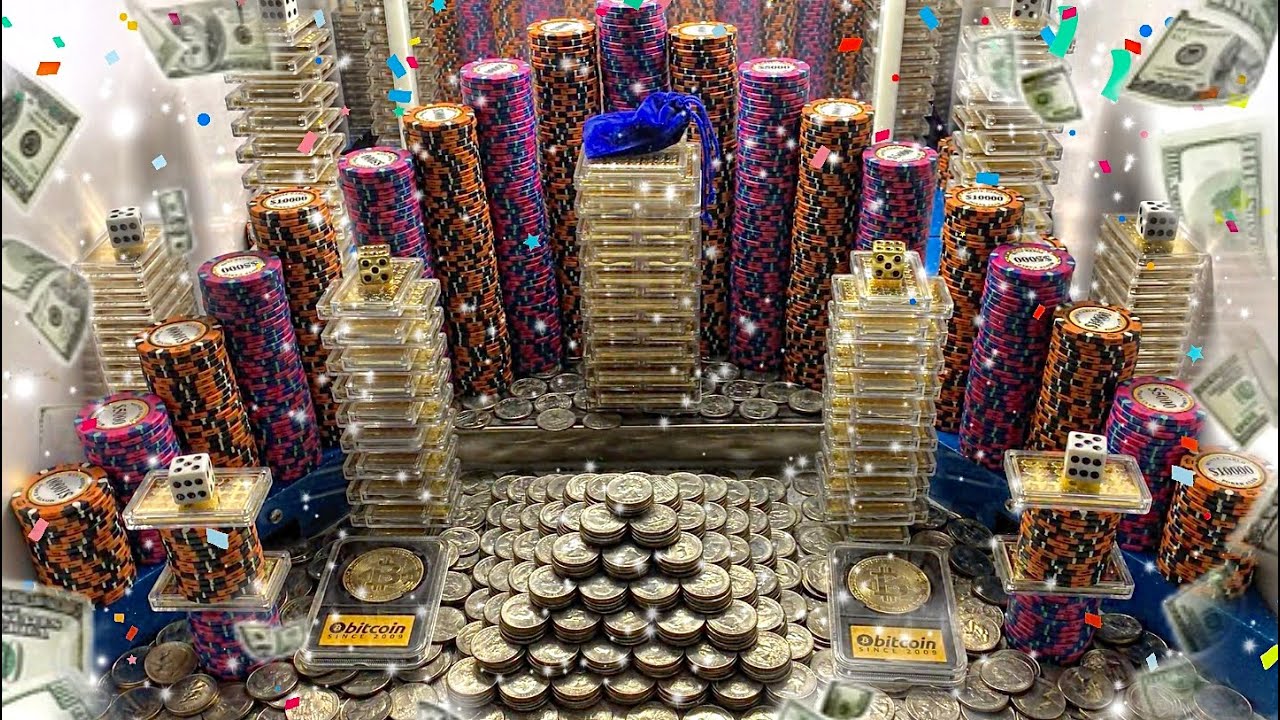🔵MASSIVE PYRAMIDS CRASHED!!! HIGH RISK COIN PUSHER $20,000,000 BUY IN!!! (MEGA JACKPOT)