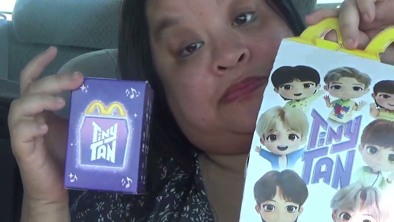 Mcdonalds Happy Kids Meal BTS Tiny Tan Unboxing 09/03/2025