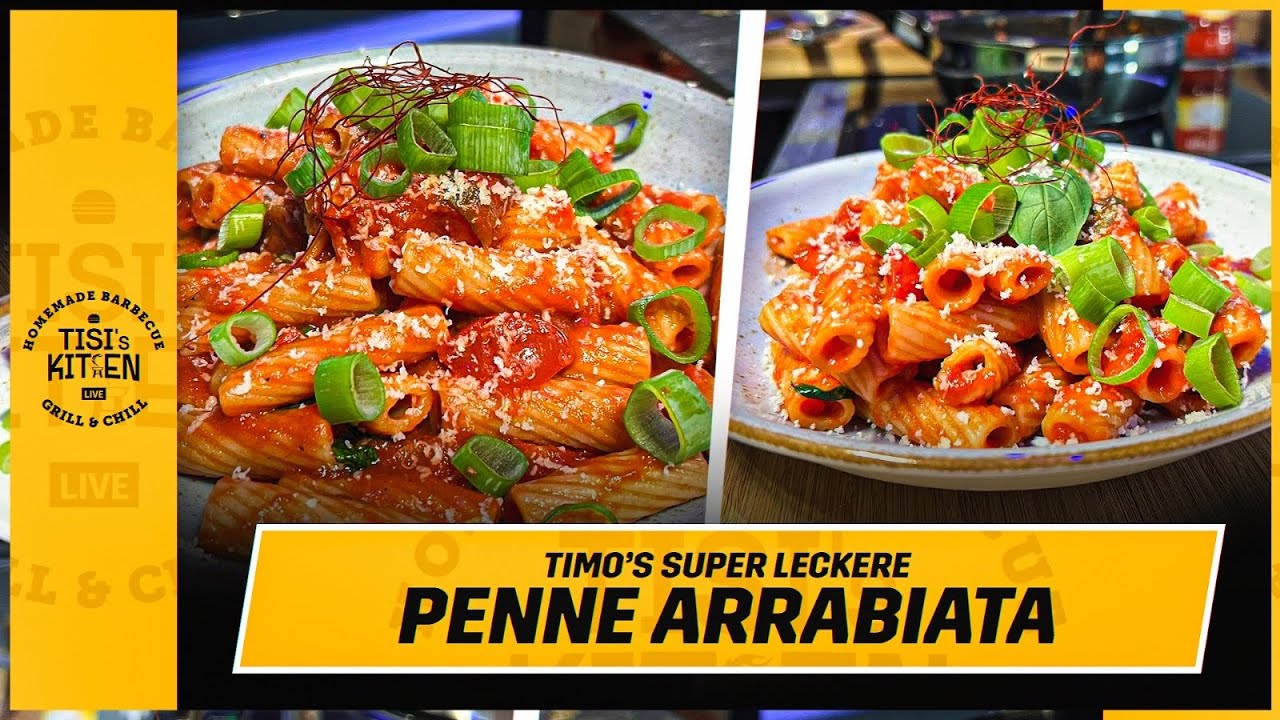 Schnelles PENNE ARRABIATA Rezept 🍝 Der Klassiker aus ITALIEN 🇮🇹