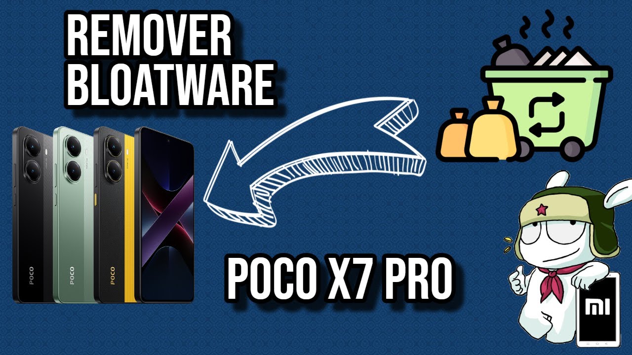 Quitar bloatware Poco X7 Pro | Quita aplicaciones basur4 Que no se pueda quitar