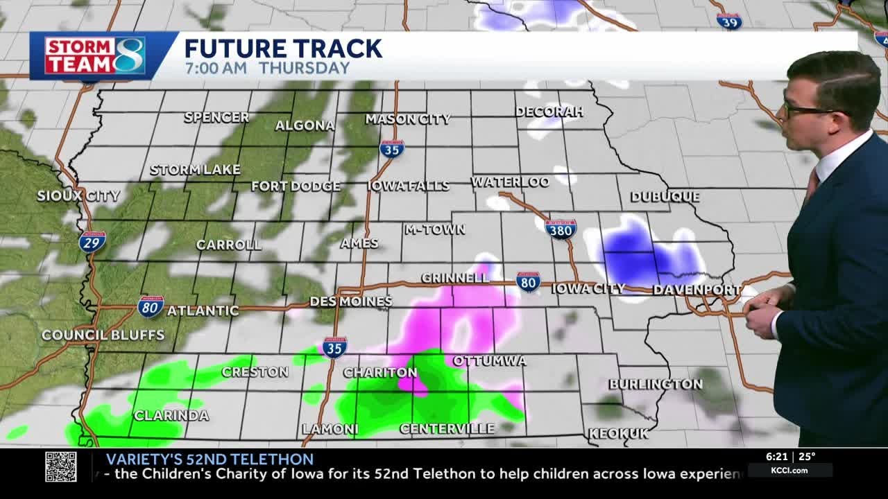 Iowa weather: Tracking more snow chances later this week