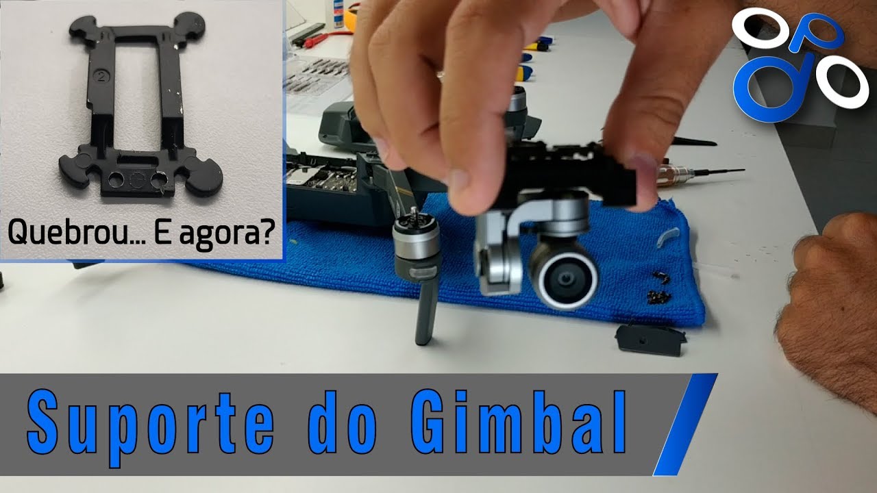 Manutenção Mavic Pro - Troca do suporte do Gimbal | Drone Place