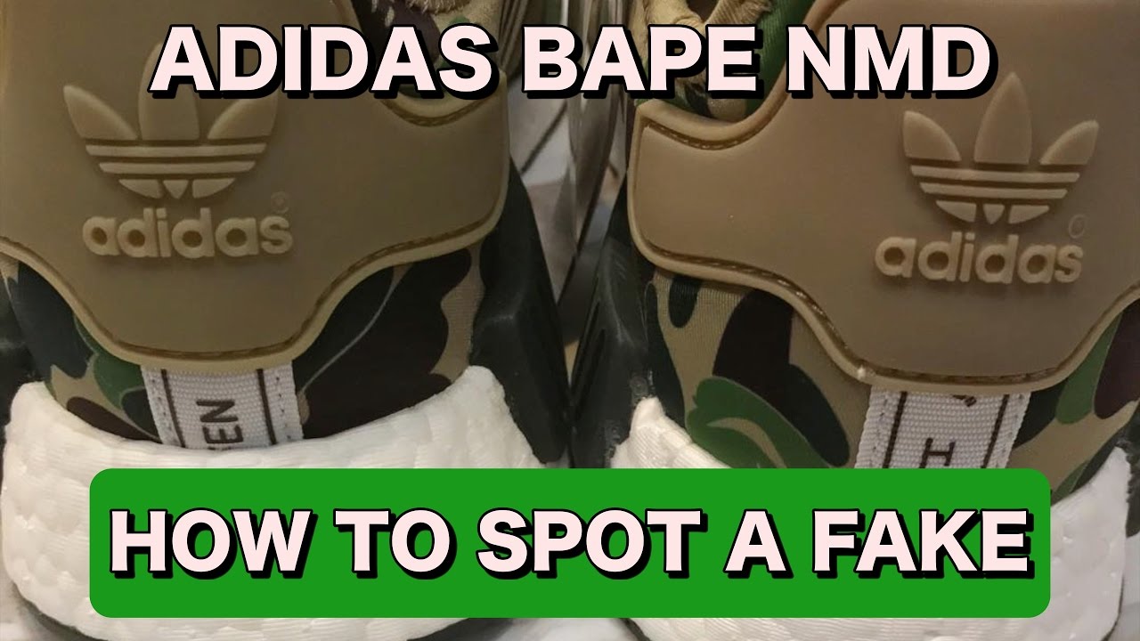 REAL VS FAKE BAPE NMD | How To Spot Fake/Replica NMD's