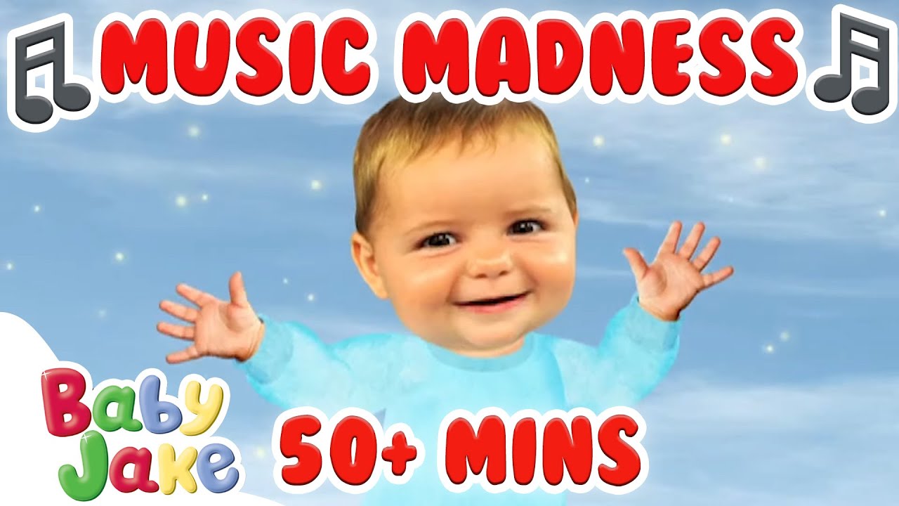 @BabyJakeofficial - 🎶🕺 Music Madness With Baby Jake🕺 🎶 | 50+ MINS | Yacki Yacki Yoggi