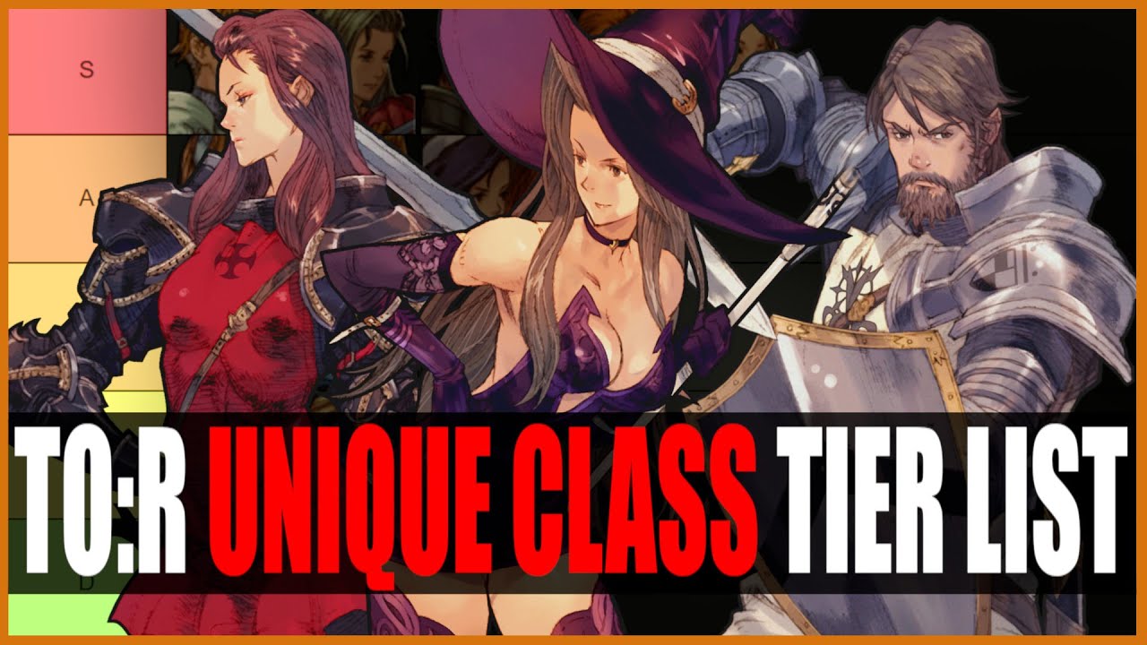 Ranking EVERY UNIQUE Class in Tactics Ogre Reborn