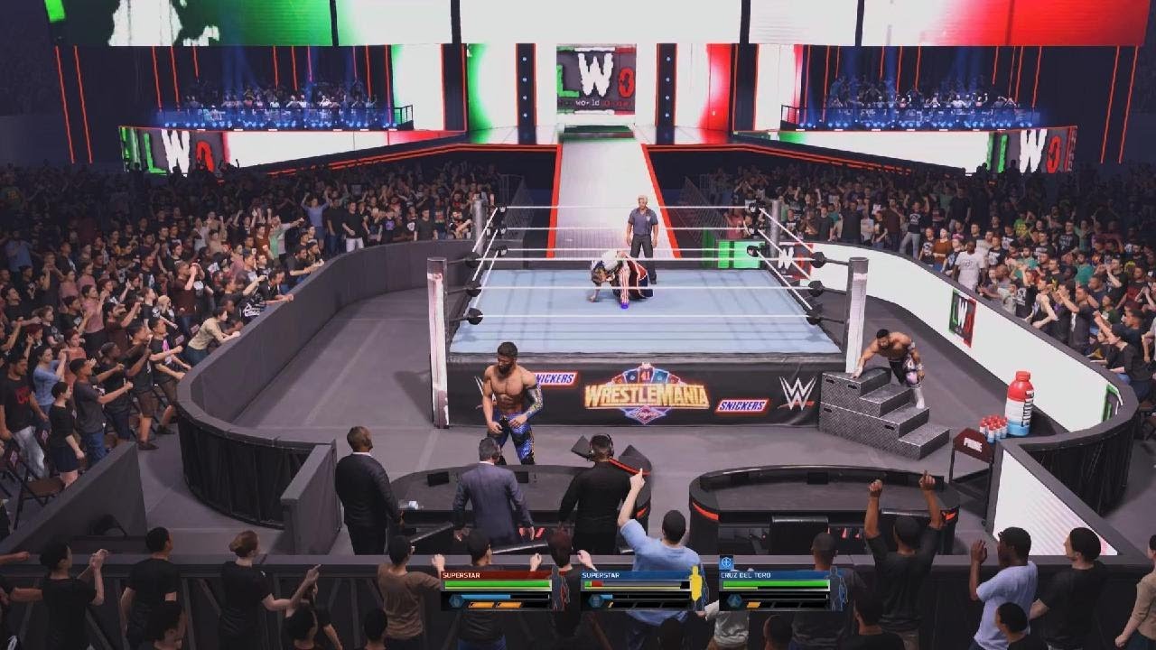 2K25 WWE fight