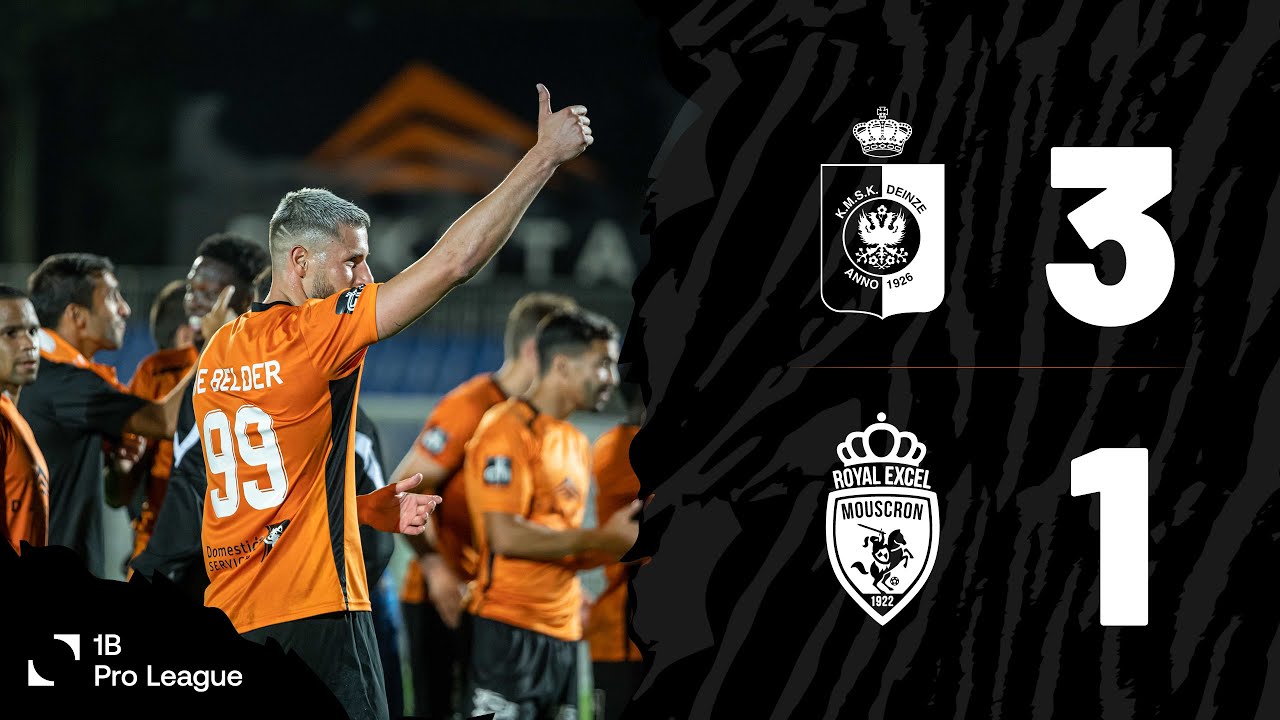 D1B Pro League | KMSK Deinze - RE Mouscron