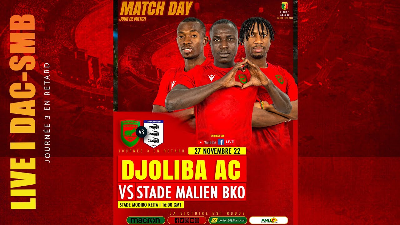 Direct: Djoliba AC - Stade Malien Bko