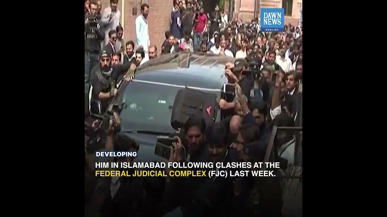 Imran Khan Arrives At LHC Seeking Protective Bail In Terrorism Cases | Developing |Dawn News English