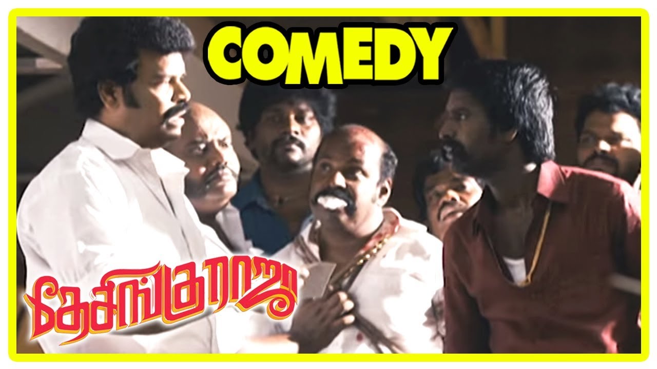 Desingu Raja Comedy Scene | Soori kidnaps Singampuli instead of Vimal | Singampuli Lunch Comedy