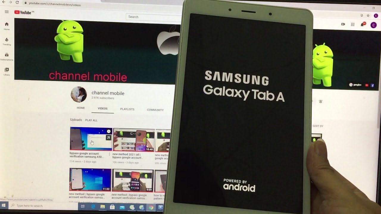 bypass google account verification samsung galaxy tab A  | 8.0 2019 | T295 | android 9 | without pc