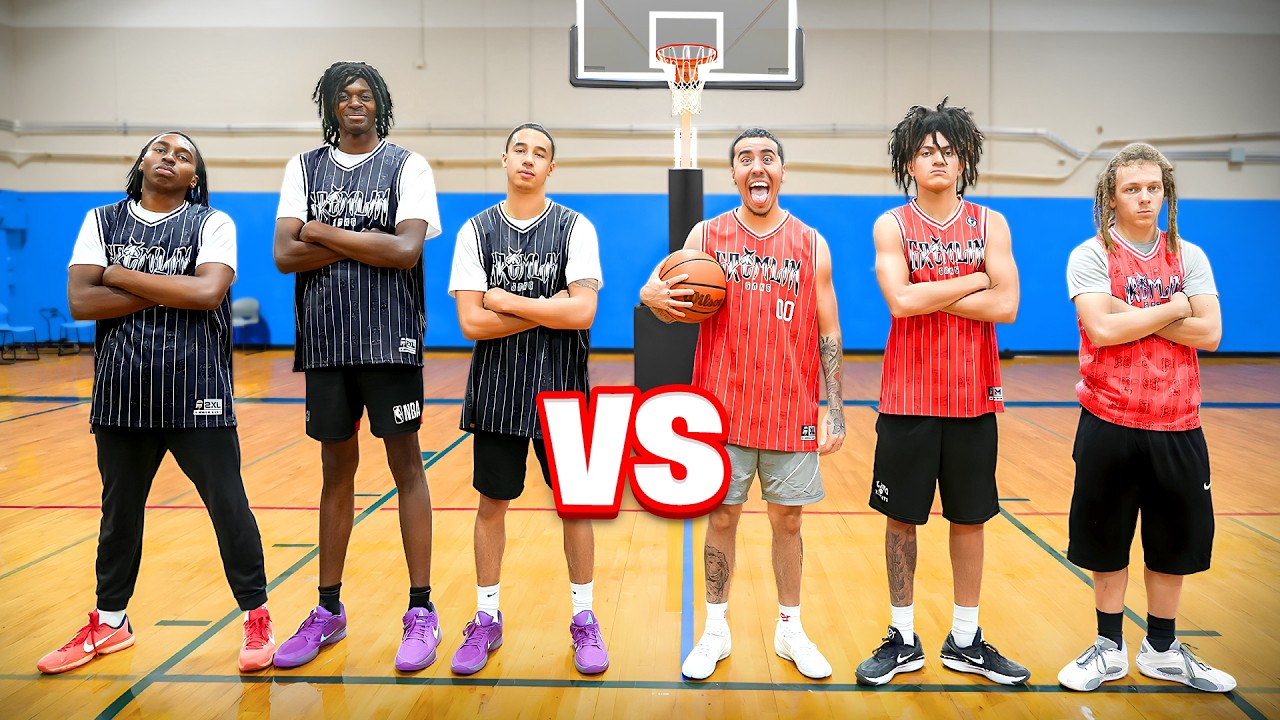 INTENSE 3v3 vs. Brayden's High School Team!