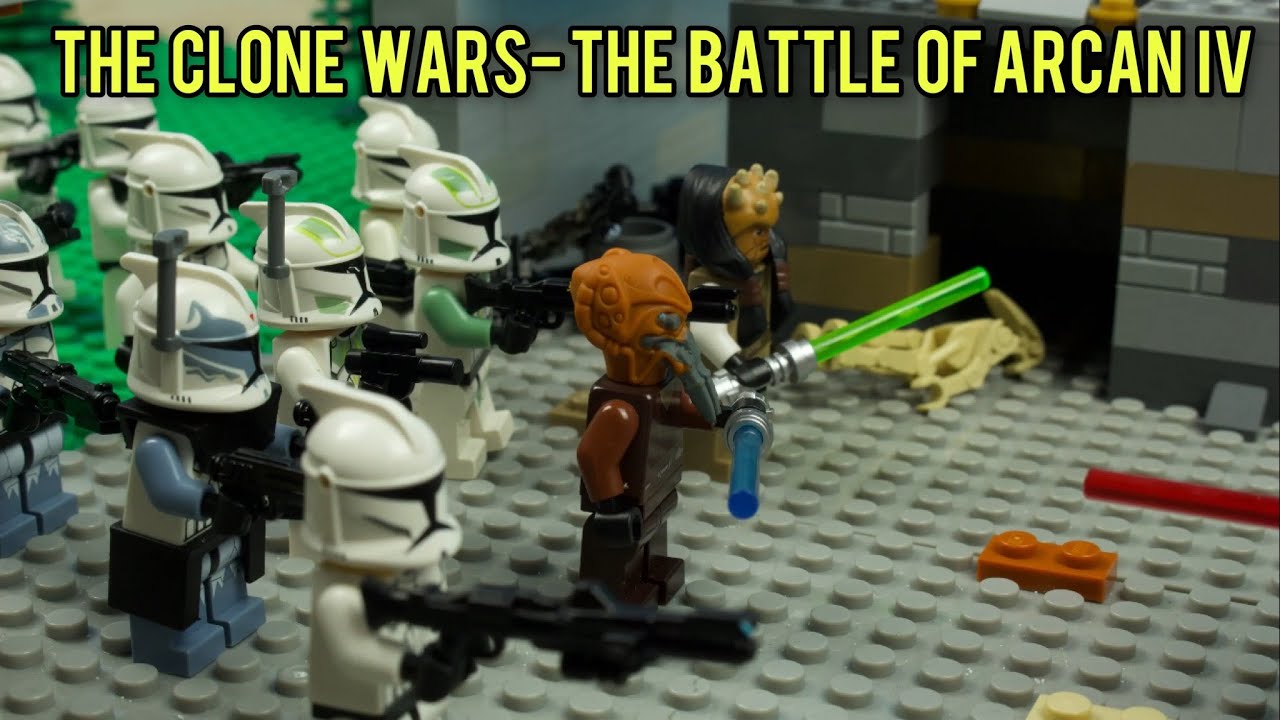 LEGO Star Wars the Clone Wars Stopmotion Brickfilm - Battle of Arcan IV