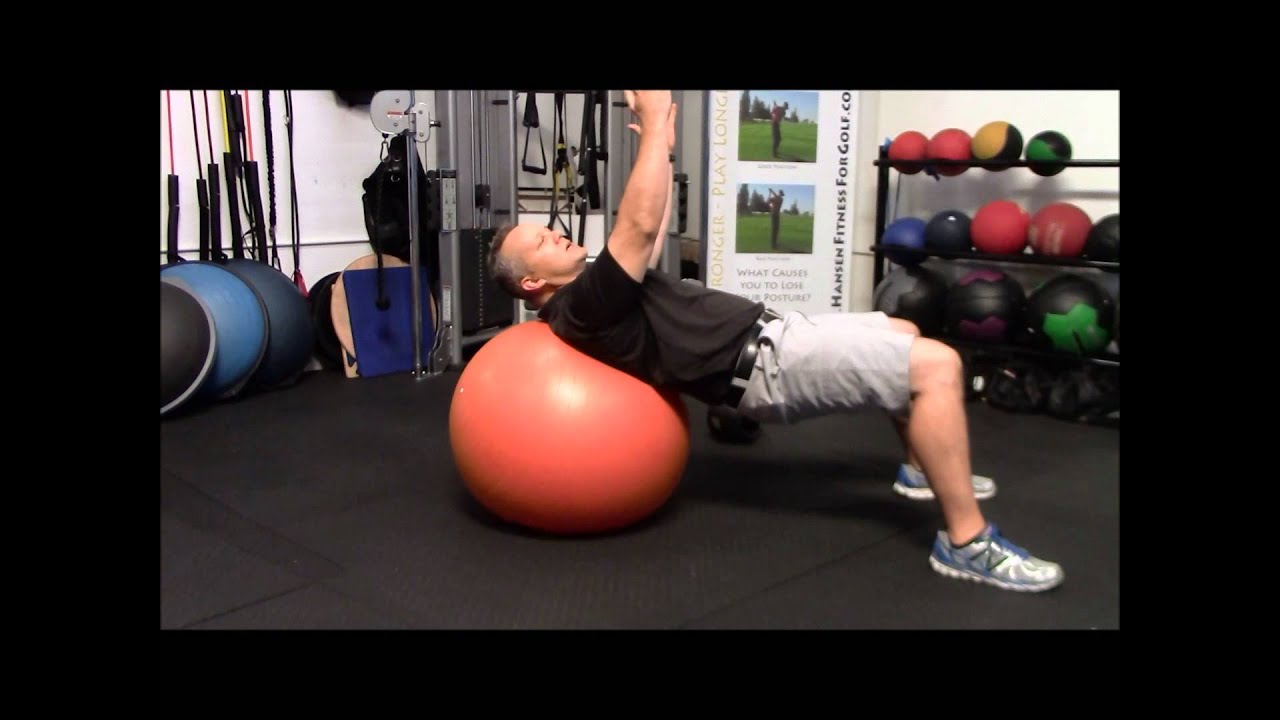 Golf Specific Stability Ball Workout