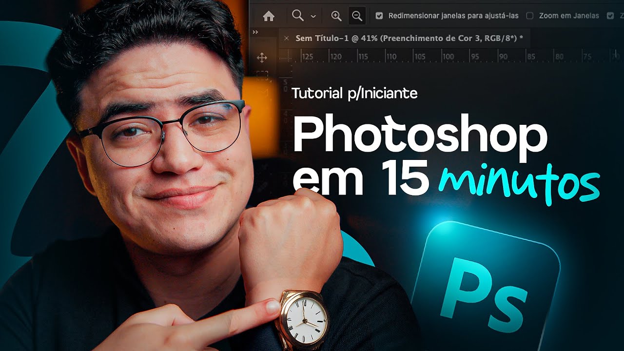 Aprenda Photoshop em 15 minutos (2025)