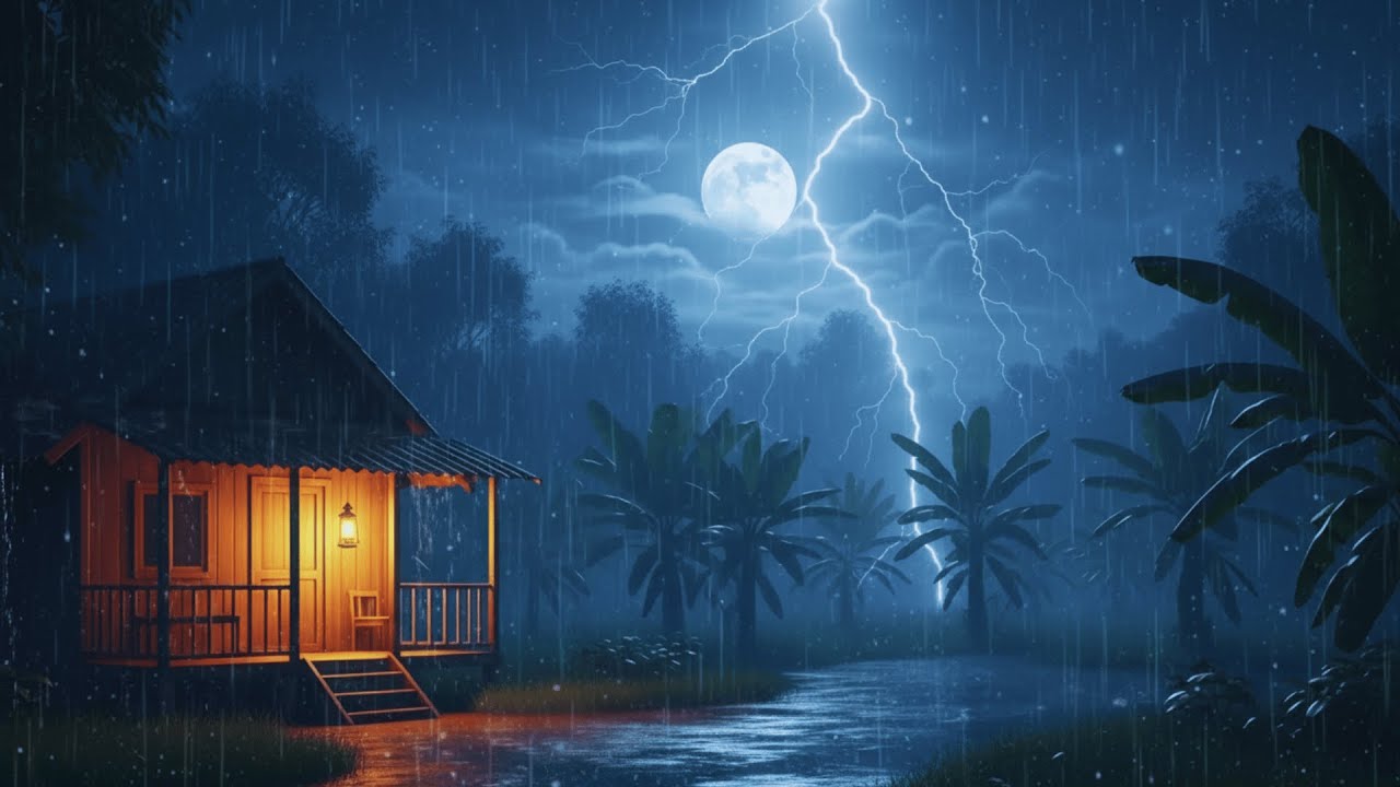 Rain Sounds for Sleeping | Calm & Peaceful Ambience – 12 Hours Deep Sleep Rain