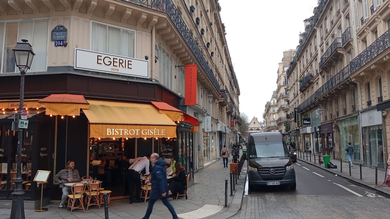 Paris , 🇨🇵 Food Cafe ☕ 🍵 🥑🥝 🍜 🥪🍞 Walking Tour Vlog in HD 1080P 📸📸