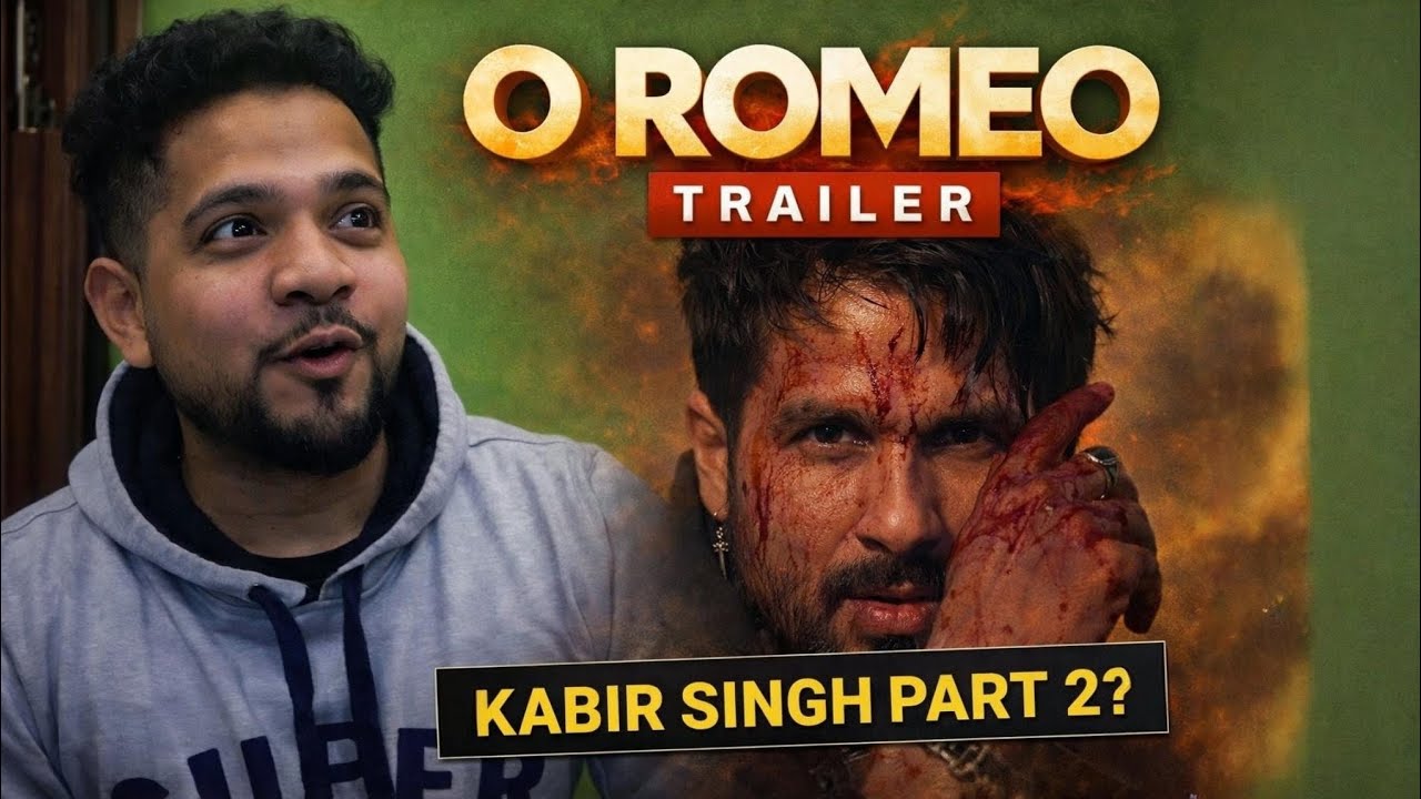 O Romeo Trailer Reaction | O Romeo Trailer Review | Shahid Kapoor | Triptii Dimri | Vishal Bhardwaj