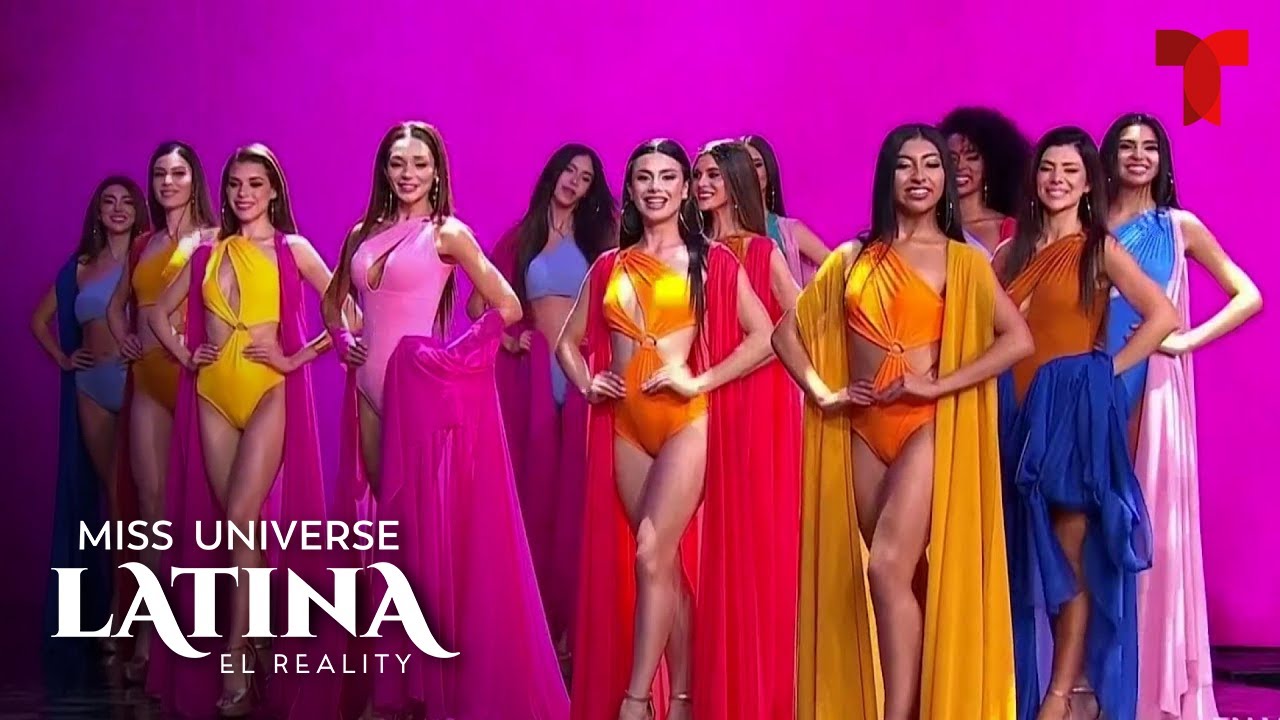 Las 25 candidatas desfilan en traje de baño | Miss Universe Latina, El Reality