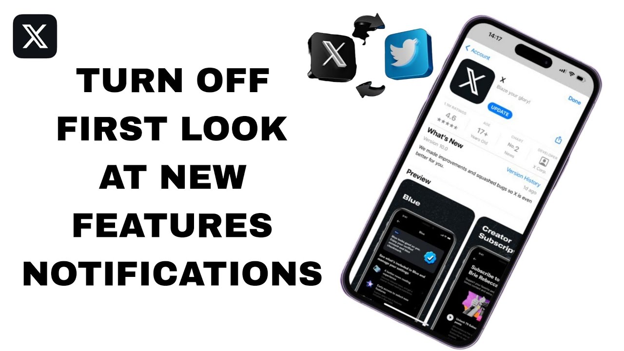 How To Turn Off First Look At New Features Notifications On X Twitter App
