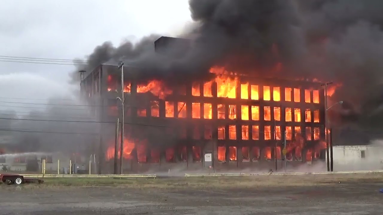 Jamestown N.Y. Structure fire