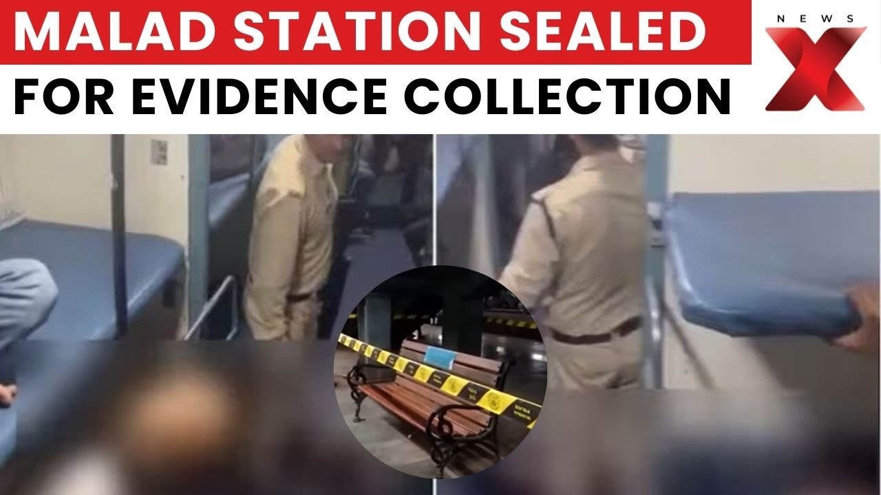 Mumbai Train Stabbing: Malad Station Sealed as Police Secure Crime Scene Evidence | NewsX