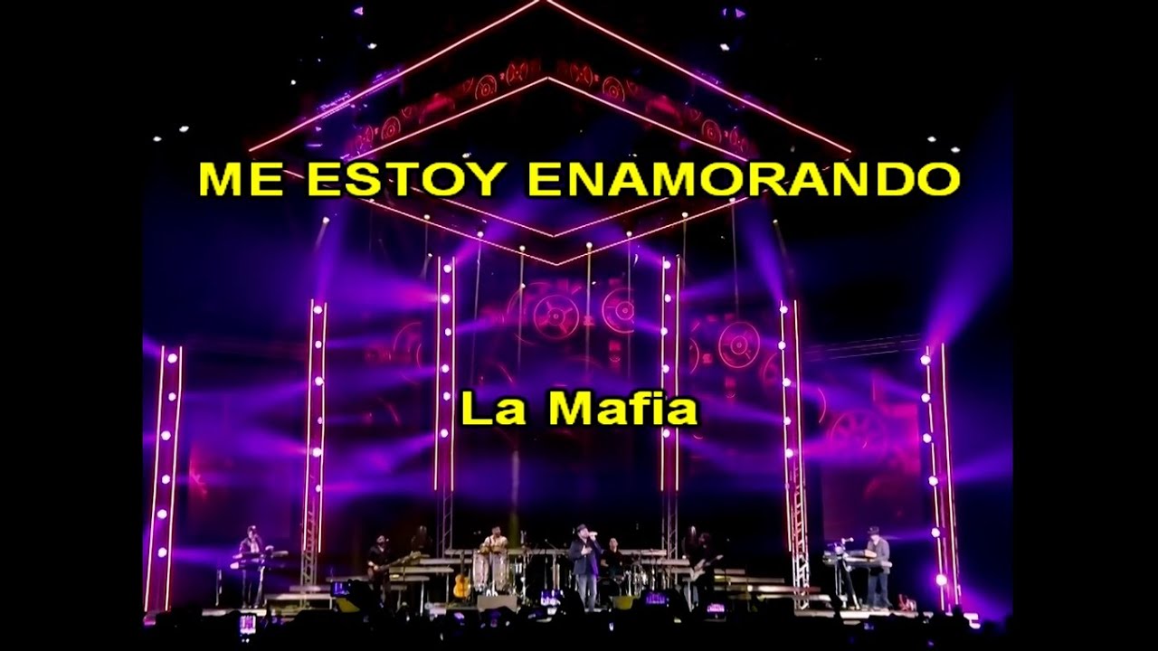 Karaoke Me Estoy Enamorando al estilo de la Mafia