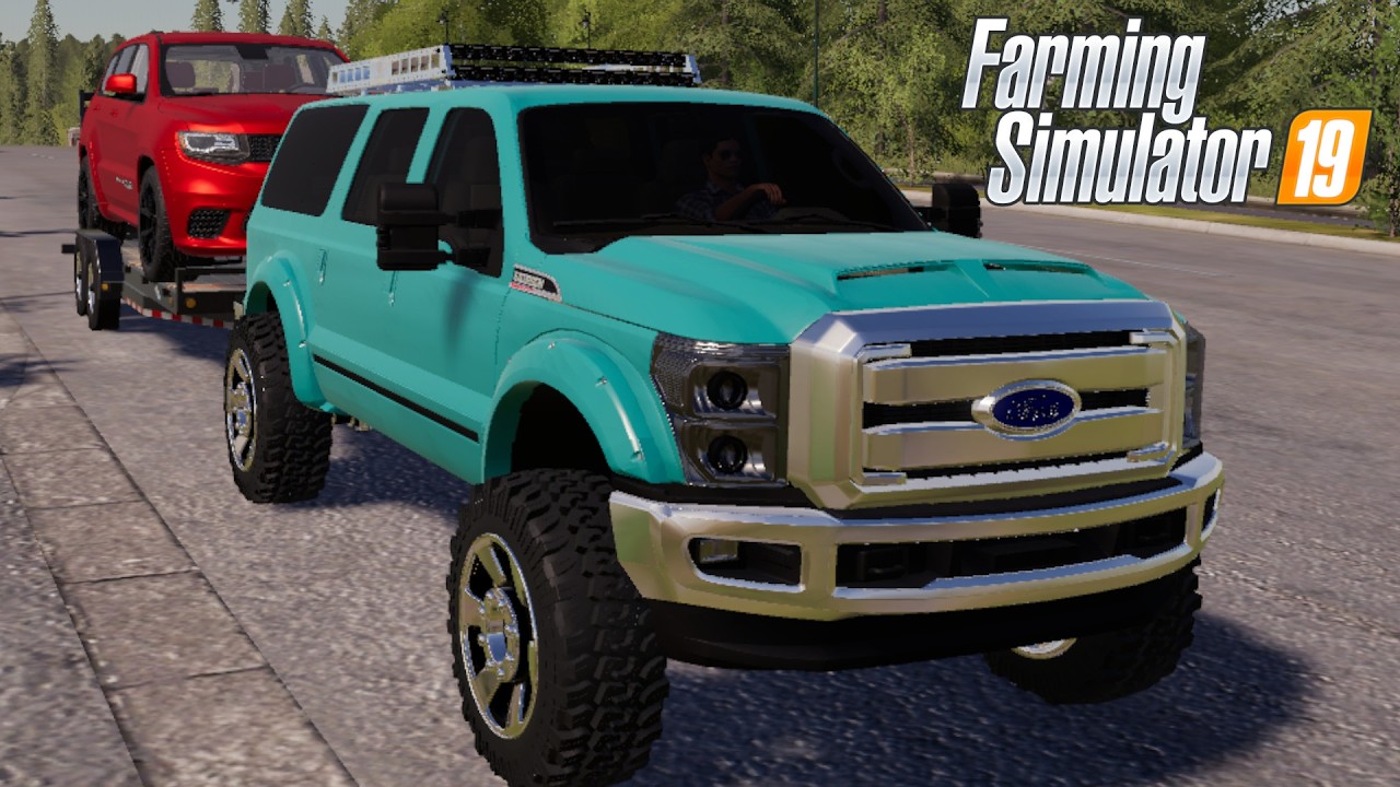 FS19 - 2011 Ford Excursion 6.7L - NEW CAR MOD for Farming Simulator 2019 ROLEPLAY
