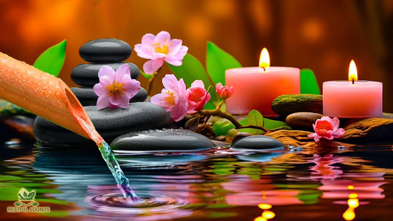 Relaxing Piano Music with Flowing Water 🌿 Calming Sounds for Meditation, Stress Relief & Serenity