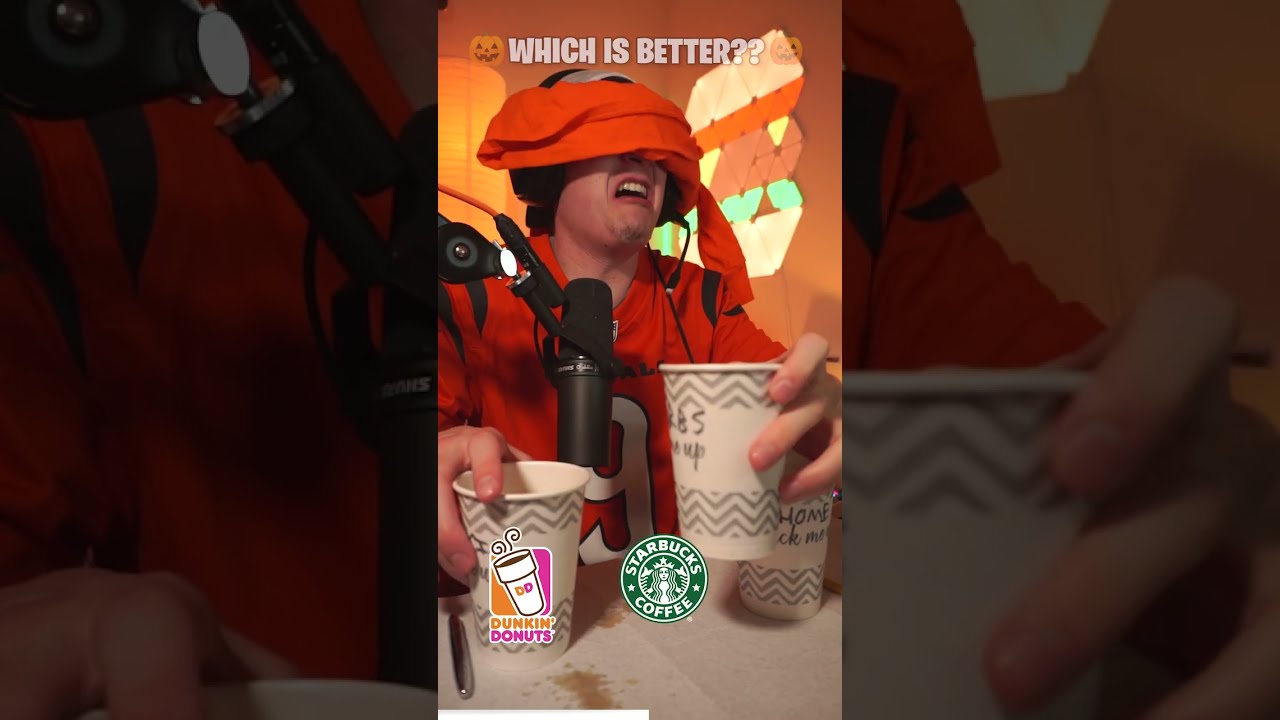 Which is better? Starbucks Pumpkin Spice Latte vs Dunkin... I never tried these before lol 