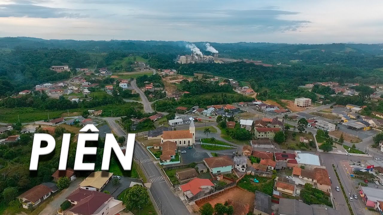 Conheça a Historia de Piên no Paraná - Por drone