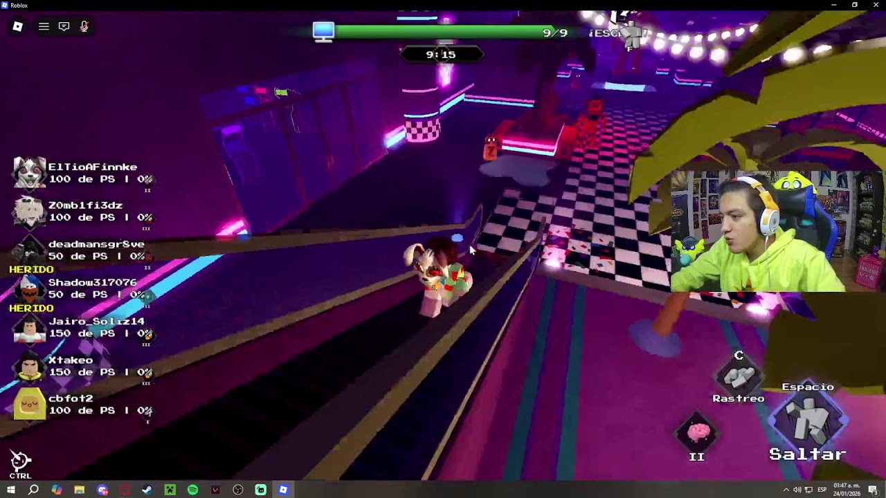 (🔴EN DIRECTO) EL MEJOR JUEGO DE FNAF EN ROBLOX 🗣