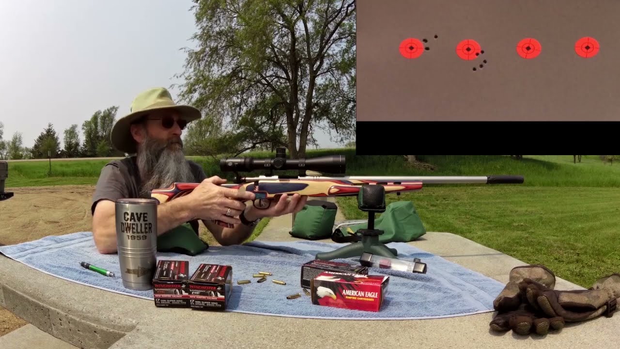 Sav. B-Mag. 17 WSM. Old ammo verses new manufactured.