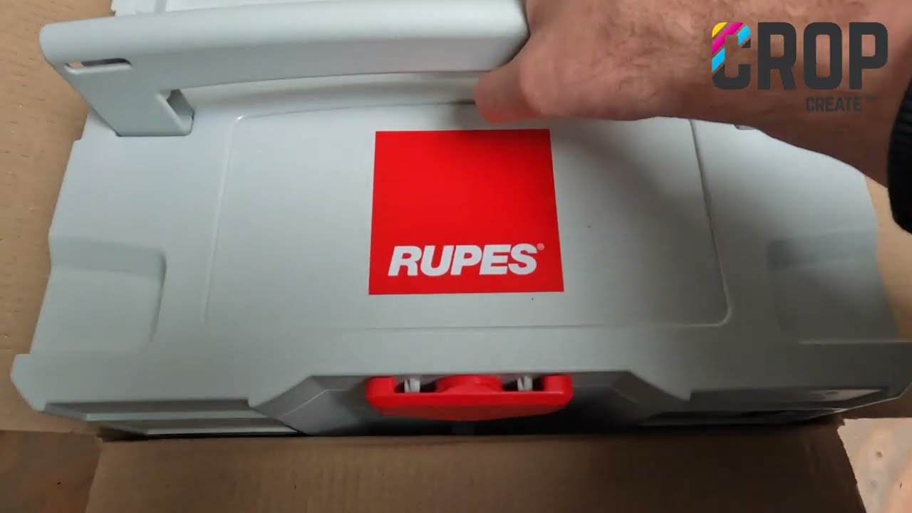 RUPES HSR73 Excentrische Schuurmachine Accu 18 Volt - UNBOXING | CROP