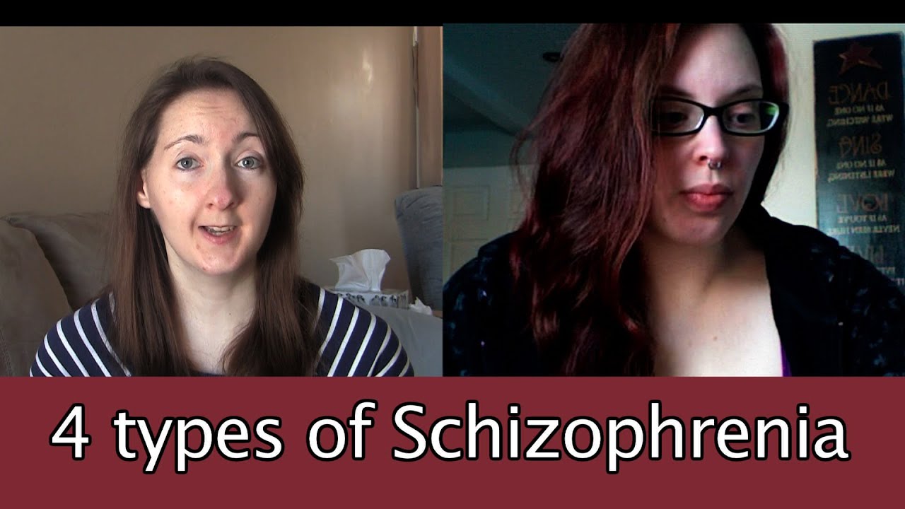 The 4 main types of Schizophrenia