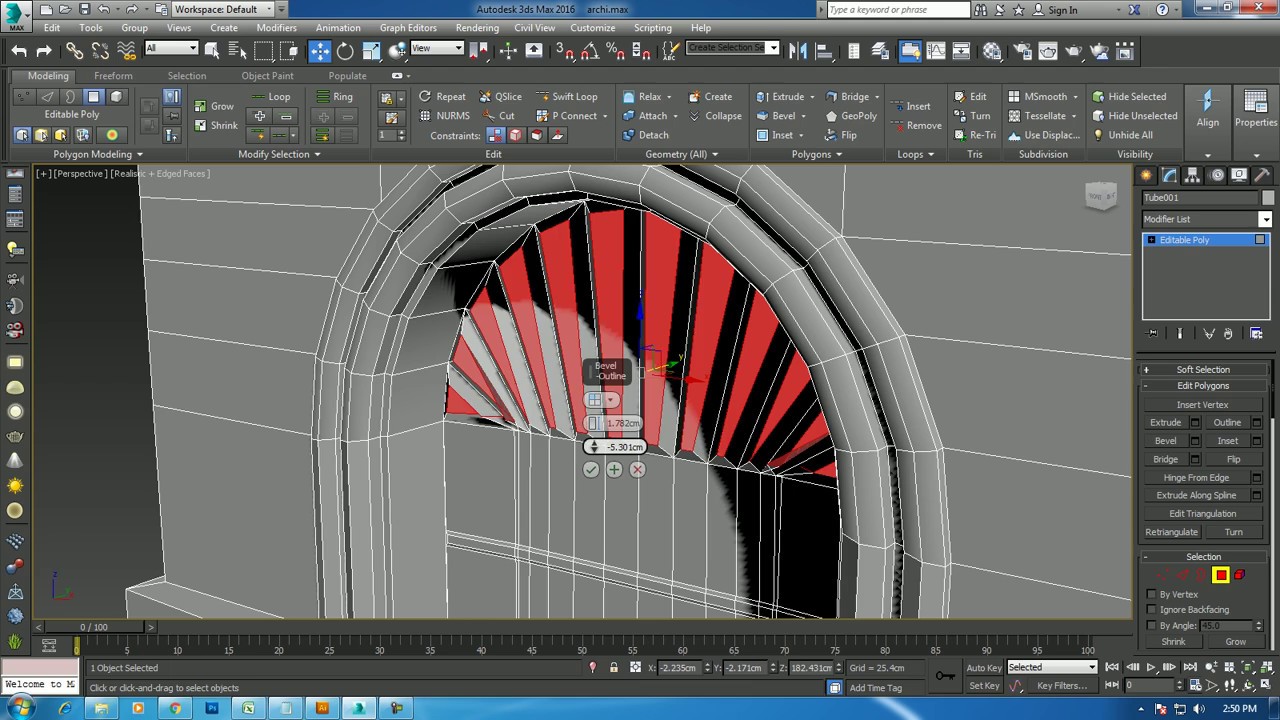 Tutorial on Modeling a Architect design in 3dsmax.