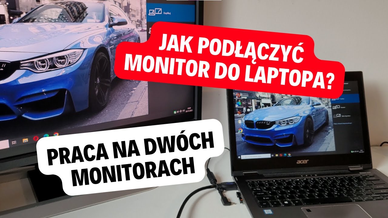 Jak podłączyć monitor do laptopa? Praca na dwóch monitorach. Jak zrobić stację roboczą z laptopa?