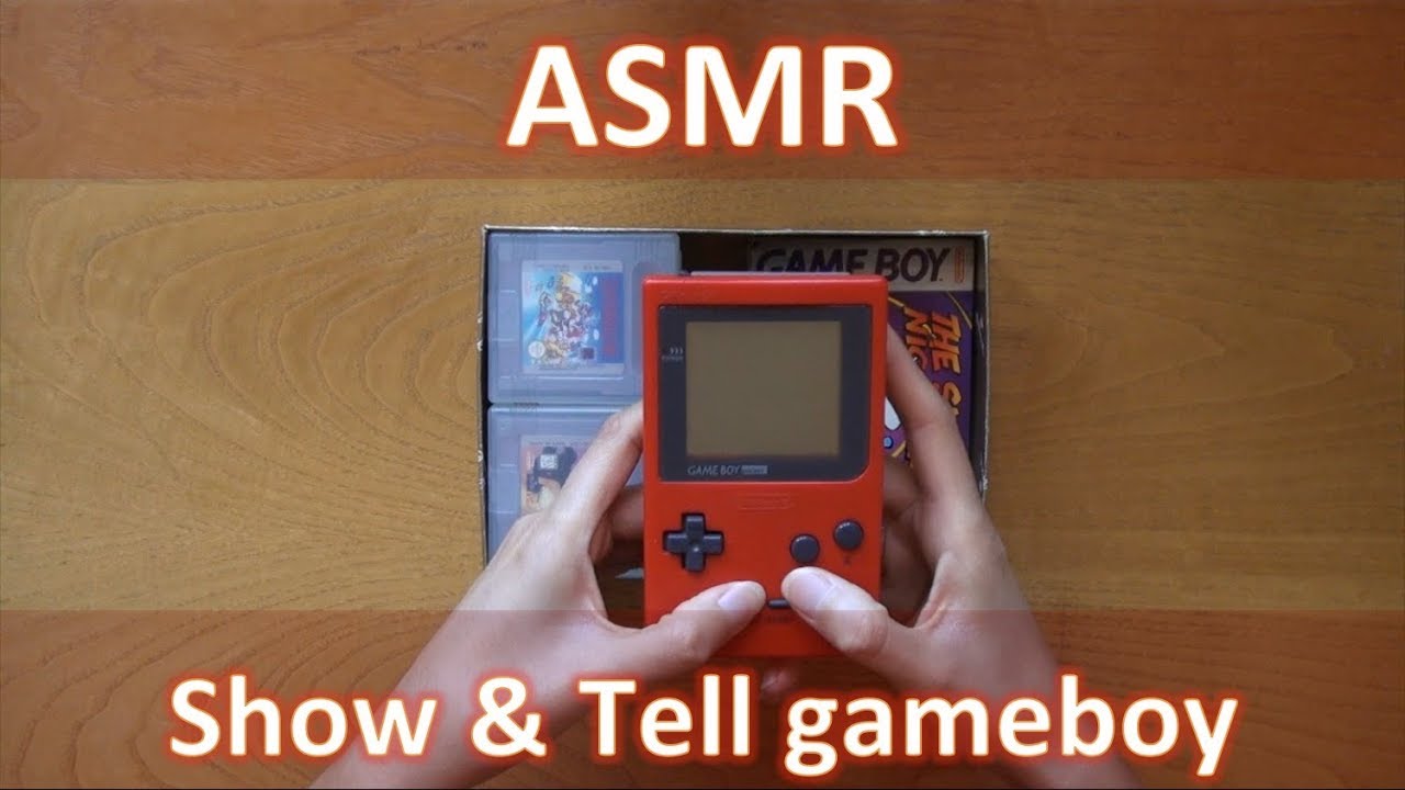 ASMR ITA Show & Tell Gameboy [soft speaking]