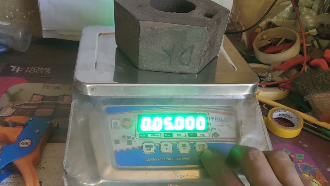 Philips brand Weight machine. Paramiter Seting & Calibration