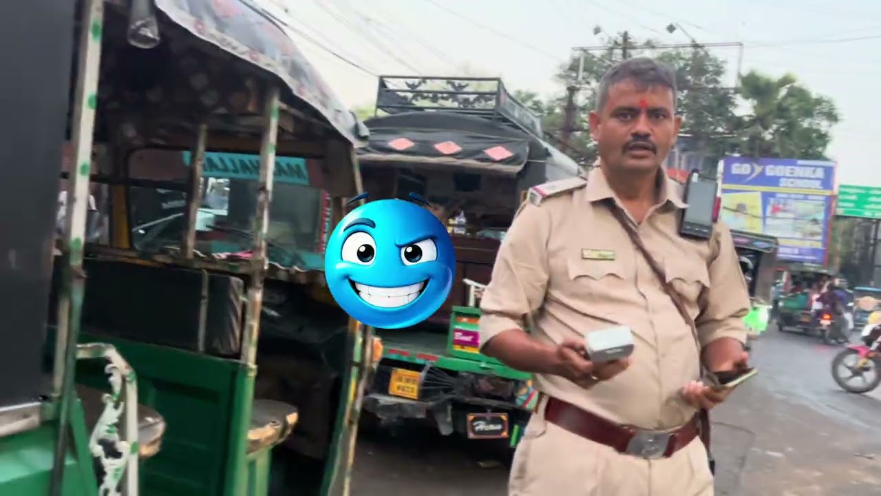Dhanbad traffic police kya comment#attitude #comedy #motovlog 