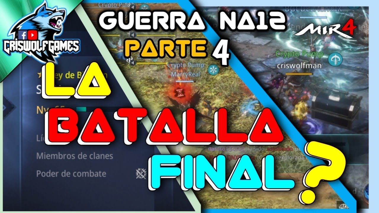 Mir4 - colapso , sera el fin de la guerra en NA12?