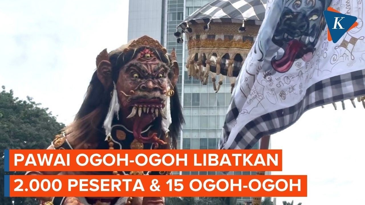 2.000 Peserta Ramaikan Pawai Ogoh-ogoh di Bundaran HI