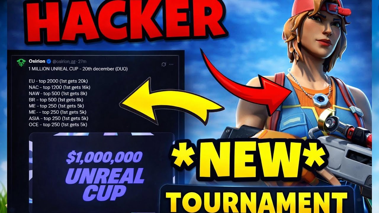 Новый турнир по Fortnite с призовым фондом в 1 000 000 долларов + Хакеры выигрывают денежные кубки?
