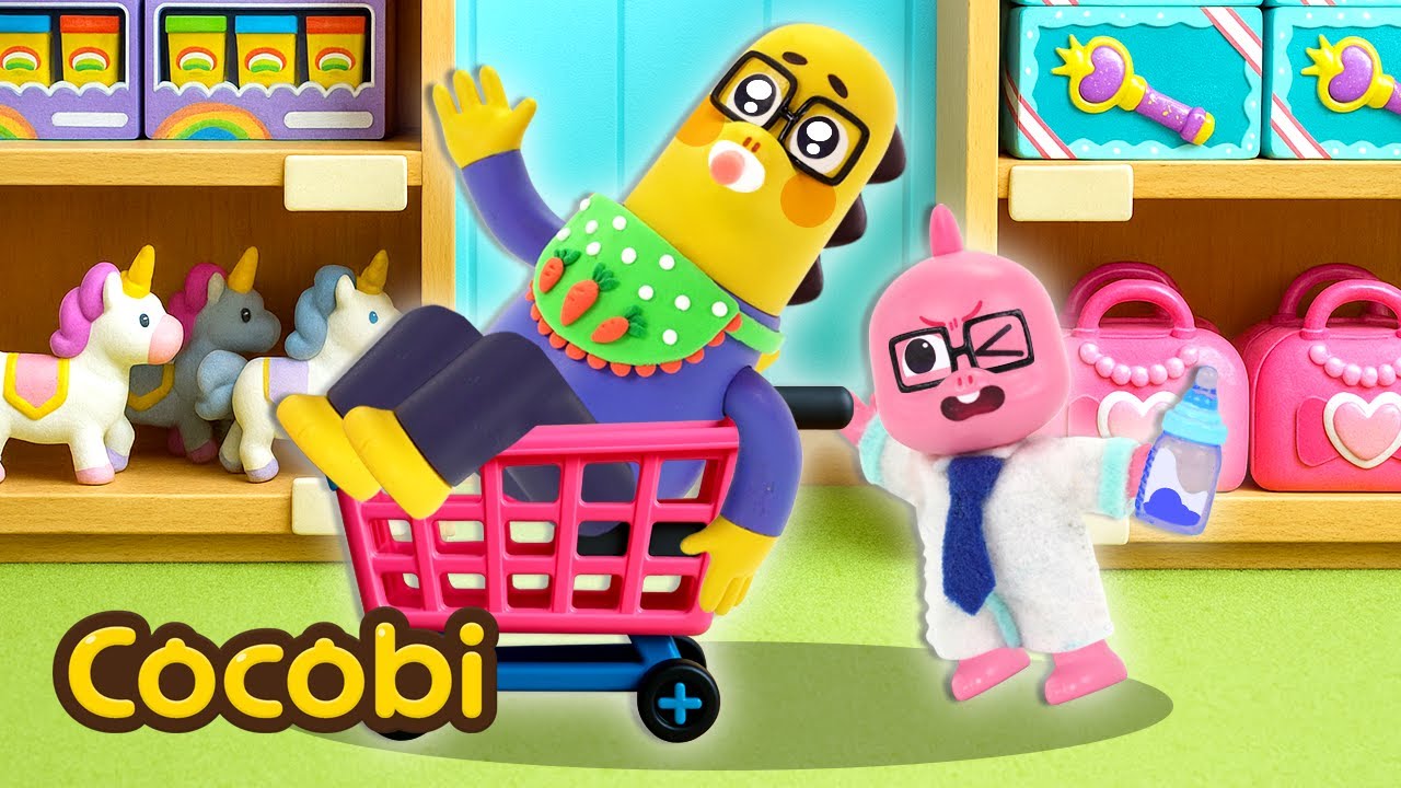 Daddy Became a Baby👶 Taking Care of Daddy at the Supermarket + More Fun Songs for Kids | Cocobi