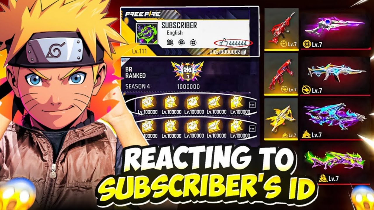 💥அடேய்🔥RATING SUBSCRIBERS ID 😱 REACTING SUBSCRIBERS ID IN FREE FIRE  | Tomie