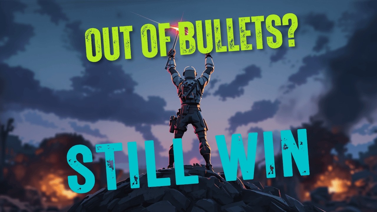 Out of Ammo… Still Won Back-to-Back 😳🔥#fortnite