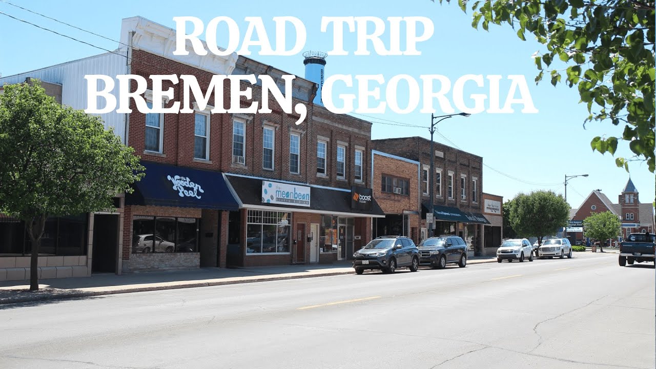 Georgia Roadtrips. Bremen, Georgia. Things to see in Georgia. Rural Georgia Scenic Drive.