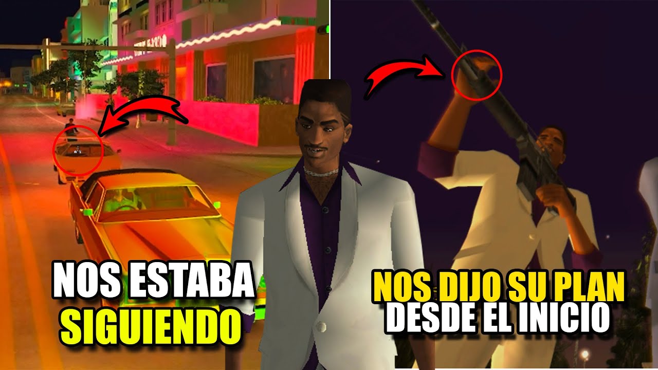 10 SEÑALES de la TRAICION de LANCE VANCE en GTA VICE CITY!